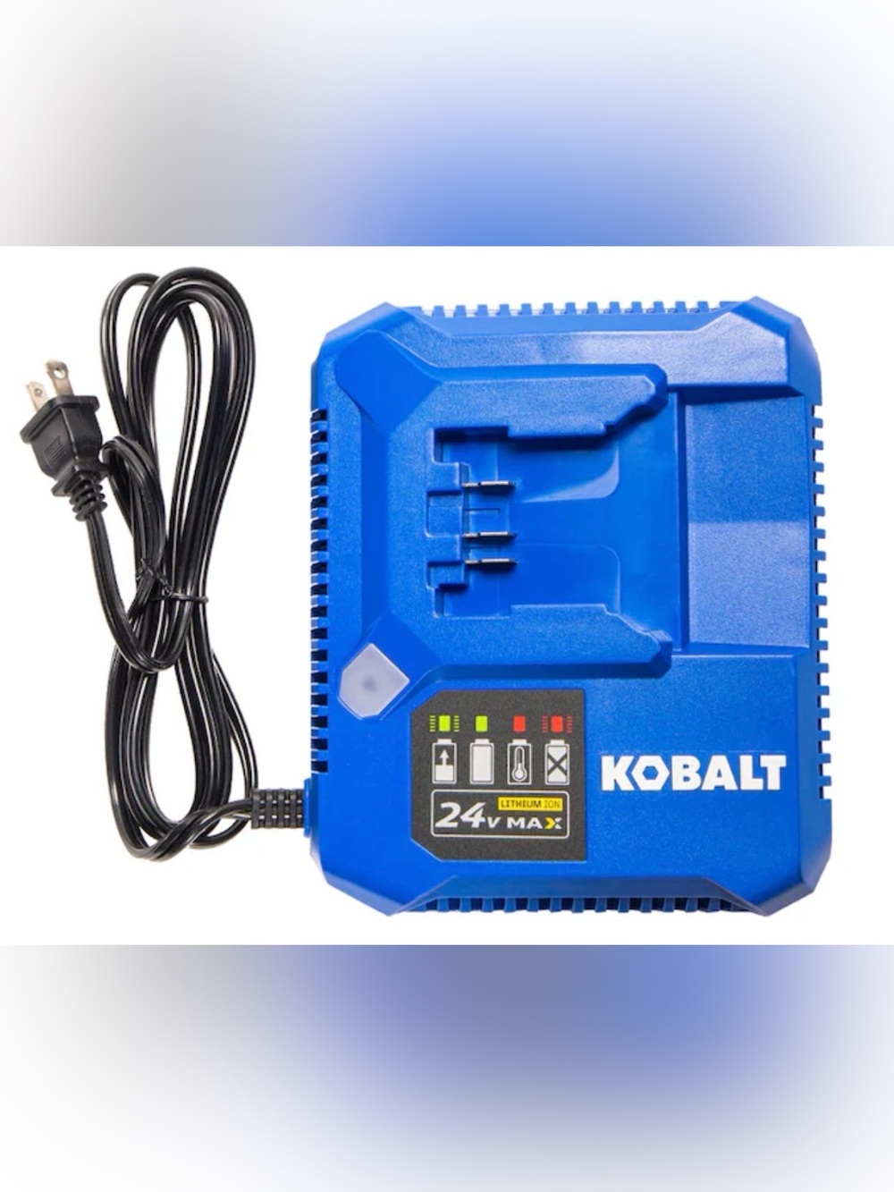 Kobalt 24V Max Lithium-Ion Battery Charger - Blue